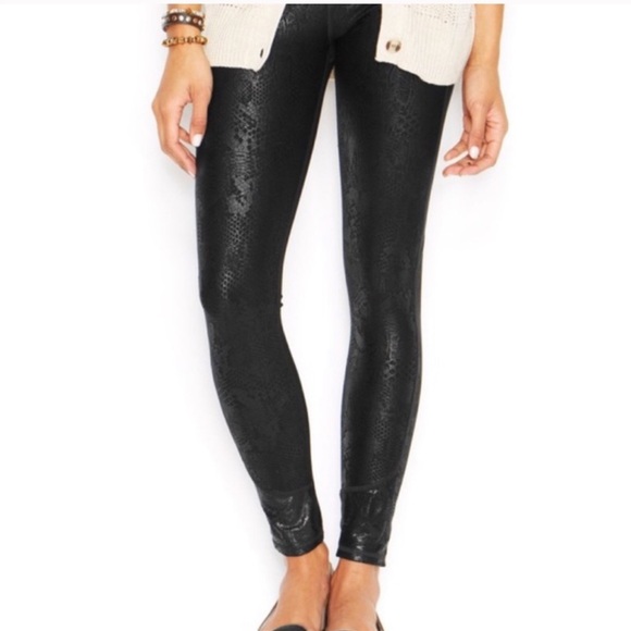 Express Snake Print Leggings - Picture 1 of 4